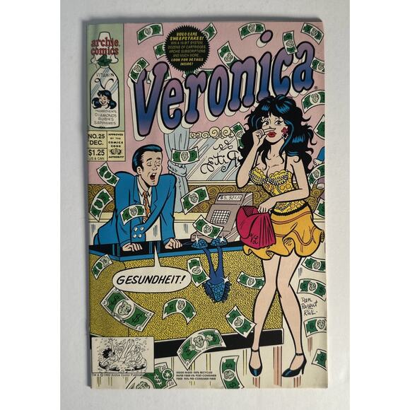 Veronica #25 Direct Market Edition 1992 Archie Comic NM - Picture 1 of 7